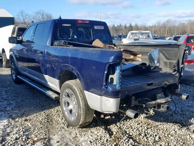 1C6RR7VT9ES360847 - 2014 RAM 1500 LARAM BLUE photo 3