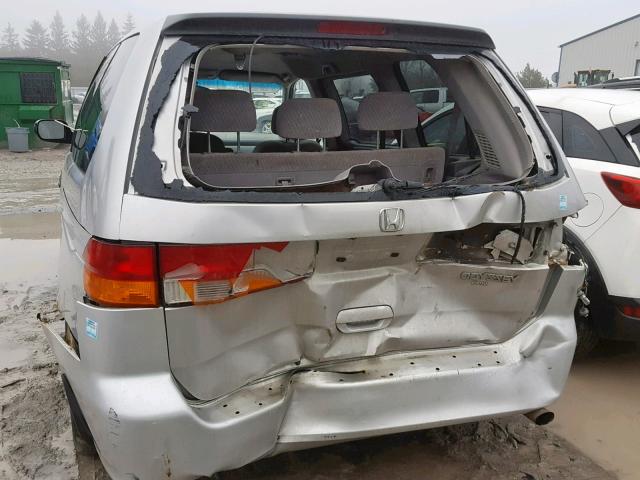 2HKRL18572H006419 - 2002 HONDA ODYSSEY LX SILVER photo 9