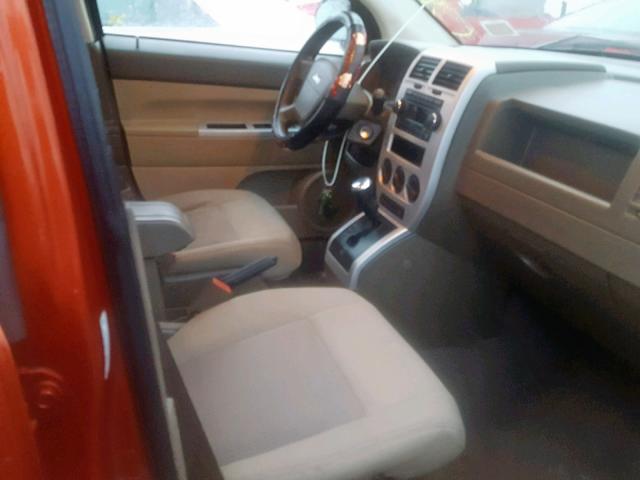 1J8FF47W28D591651 - 2008 JEEP COMPASS SP 橙色 照片 5