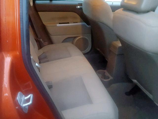 1J8FF47W28D591651 - 2008 JEEP COMPASS SP 橙色 照片 6