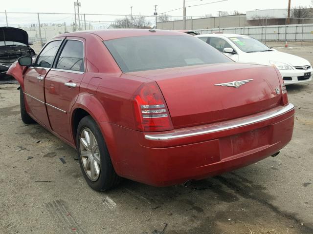 2C3KA63H97H616199 - 2007 CHRYSLER 300C RED photo 3