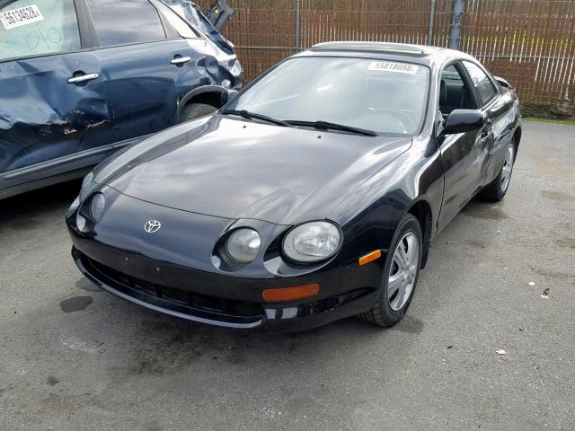 JT2ST07FXS0022531 - 1995 TOYOTA CELICA GT BLACK photo 2