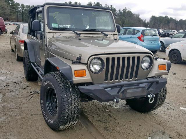 1J4FA49S24P782781 - 2004 JEEP WRANGLER / GREEN photo 1