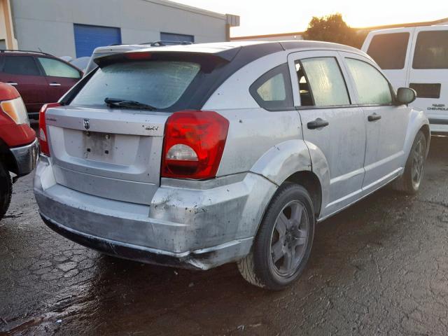 1B3HB48B38D674711 - 2008 DODGE CALIBER SX GRAY photo 4