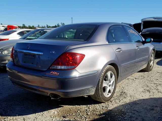 JH4KB16667C003884 - 2007 ACURA RL GRAY photo 4