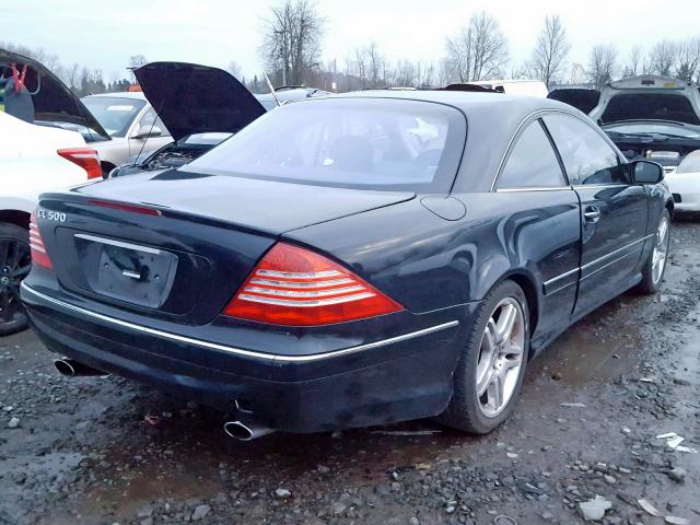 WDBPJ75J36A047739 - 2006 MERCEDES-BENZ CL 500 BLACK photo 4