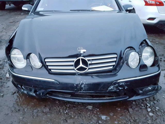 WDBPJ75J36A047739 - 2006 MERCEDES-BENZ CL 500 BLACK photo 9