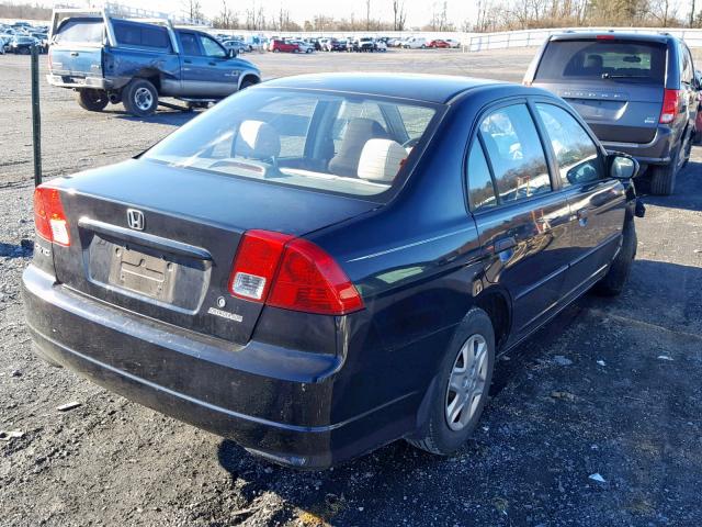 2HGES16475H621532 - 2005 HONDA CIVIC DX BLACK photo 4