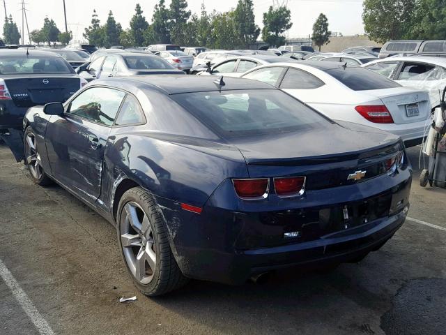 2G1FK1EJXC9136571 - 2012 CHEVROLET CAMARO 2SS BLUE photo 3