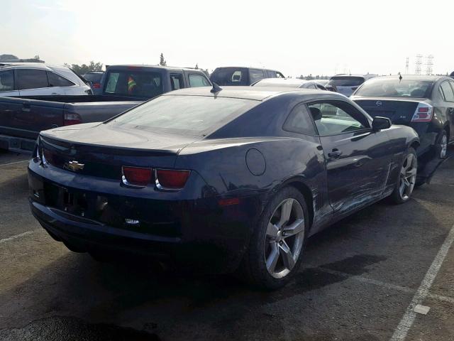 2G1FK1EJXC9136571 - 2012 CHEVROLET CAMARO 2SS BLUE photo 4