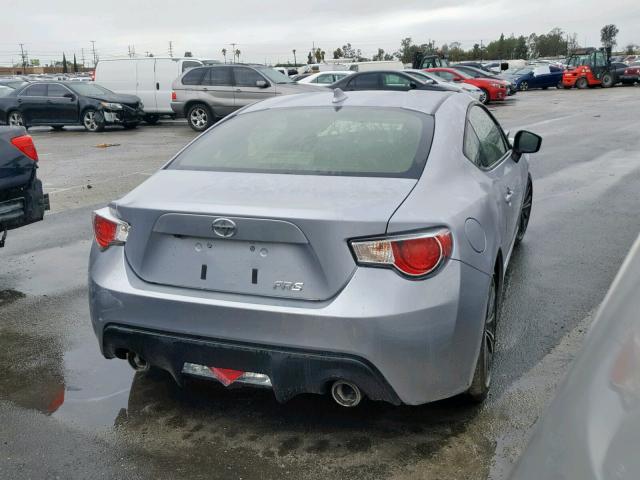 JF1ZNAA11G9709263 - 2016 TOYOTA SCION FR-S SILVER photo 4