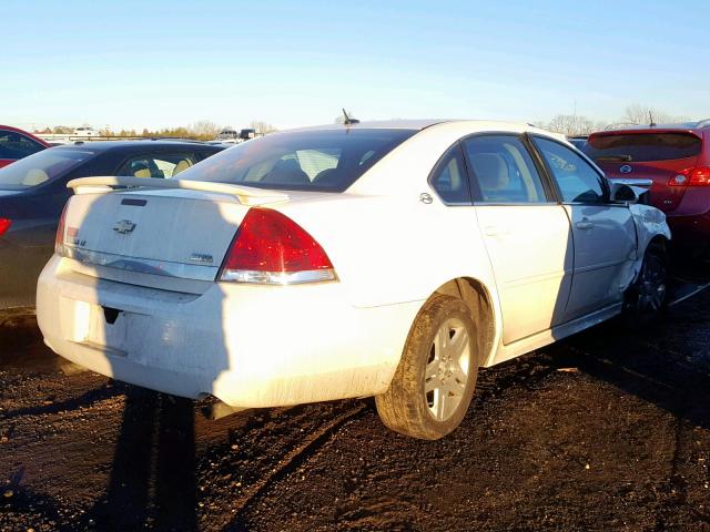 2G1WC57M291178901 - 2009 CHEVROLET IMPALA 2LT WHITE photo 4