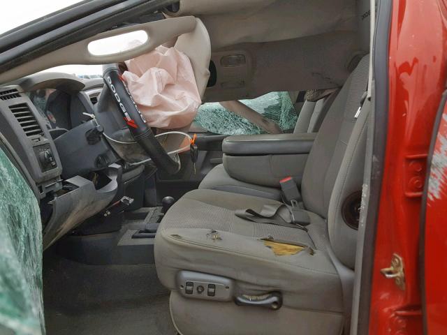 3D7KS28C17G719654 - 2007 DODGE RAM 2500 S Կարմիր լուսանկար 5