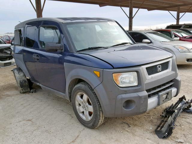 5J6YH18513L016156 - 2003 HONDA ELEMENT EX BLUE photo 1