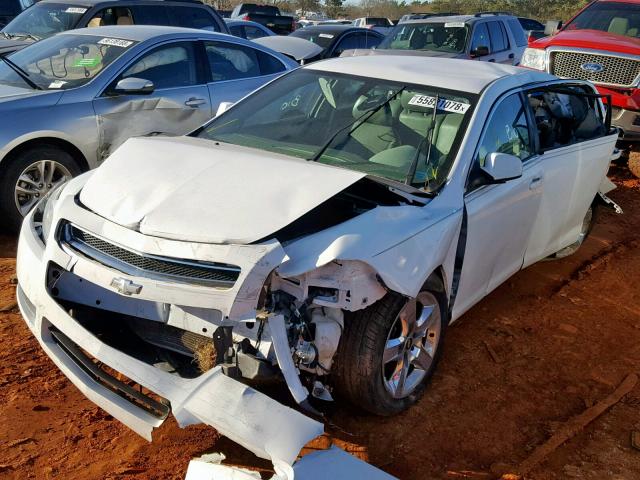 1G1ZC5EB5AF291608 - 2010 CHEVROLET MALIBU 1LT 白色 照片 2