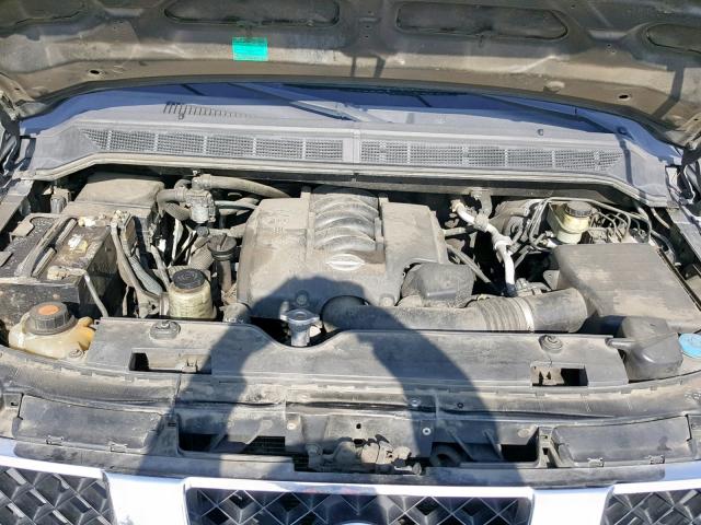 5N1AA08A45N700091 - 2005 NISSAN ARMADA SE GRAY photo 7