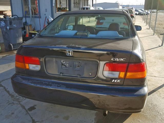 1HGEJ712XVL127003 - 1997 HONDA CIVIC HX BLACK photo 9