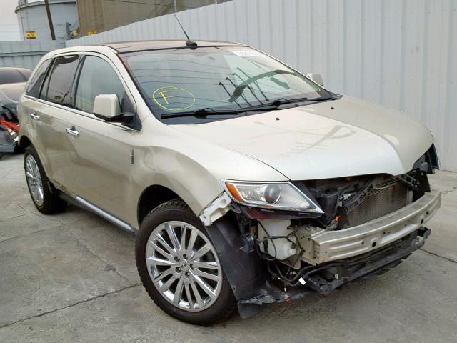 2LMDJ6JKXBBJ07995 - 2011 LINCOLN MKX GOLD photo 1