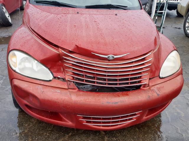 3C3AY75S55T604660 - 2005 CHRYSLER PT CRUISER RED photo 9