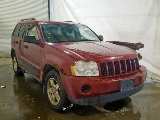 1J4GR48K16C321483 - 2006 JEEP GRAND CHER RED photo 1