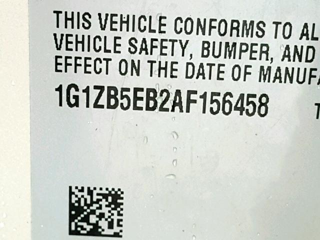 1G1ZB5EB2AF156458 - 2010 CHEVROLET MALIBU LS Beige Foto 10