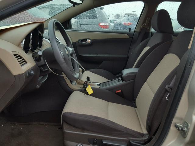 1G1ZB5EB2AF156458 - 2010 CHEVROLET MALIBU LS Beige Foto 5