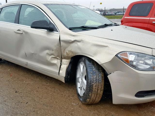 1G1ZB5EB2AF156458 - 2010 CHEVROLET MALIBU LS Beige Foto 9