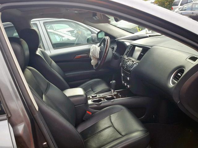 5N1AR2MM2FC625182 - 2015 NISSAN PATHFINDER Сірий фото 5