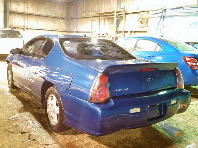 2G1WW12E259131153 - 2005 CHEVROLET MONTE CARL 蓝色 照片 3
