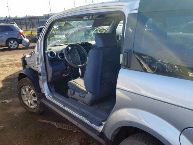 5J6YH28756L000067 - 2006 HONDA ELEMENT EX SILVER photo 9