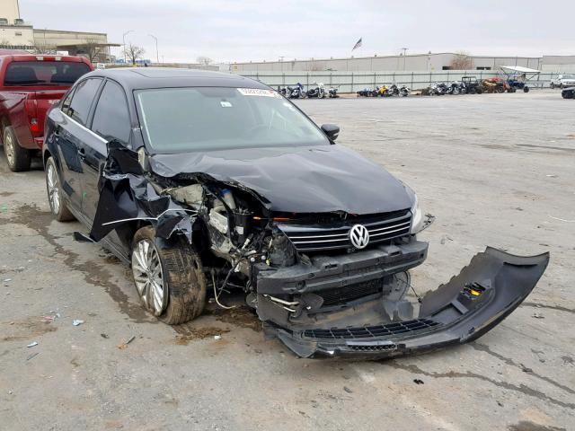 3VWLL7AJ0DM446685 - 2013 VOLKSWAGEN JETTA TDI BLACK photo 1