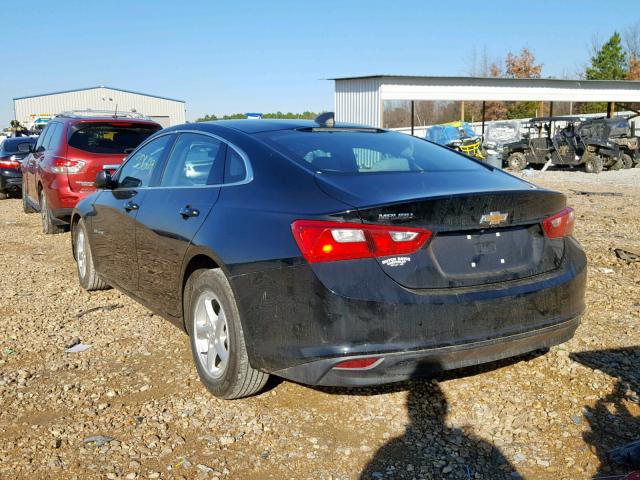 1G1ZB5ST6HF242685 - 2017 CHEVROLET MALIBU LS BLACK photo 3
