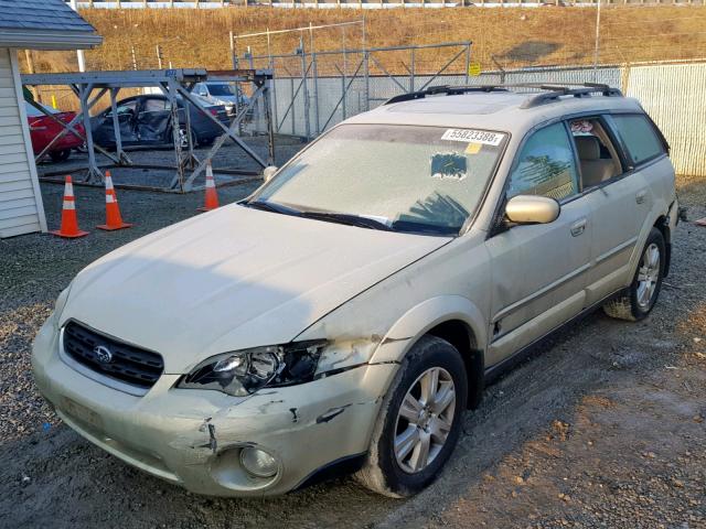 4S4BP62C757367213 - 2005 SUBARU LEGACY OUT GREEN photo 2