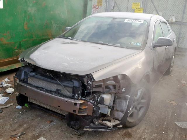 1G1ZB5EB8AF316486 - 2010 CHEVROLET MALIBU LS Қоңыр фото 2