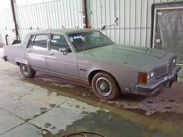 1G3AH69YXEM744309 - 1984 OLDSMOBILE 98 REGENCY GRAY photo 1