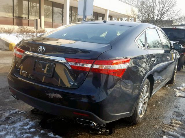 4T1BK1EB8EU103410 - 2014 TOYOTA AVALON BAS BLACK photo 4