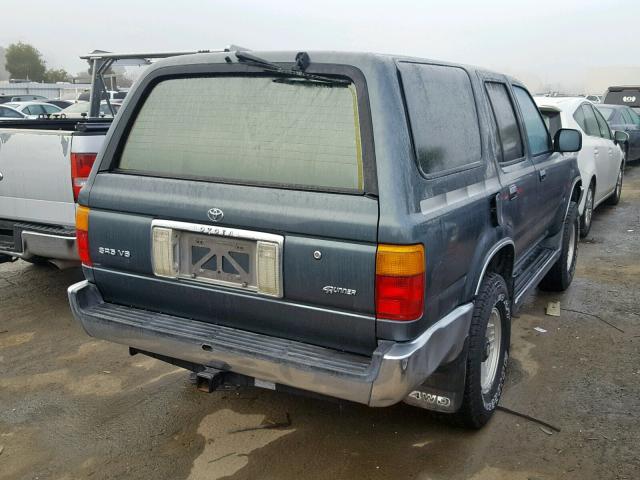 JT3VN39W3N8042207 - 1992 TOYOTA 4RUNNER VN GREEN photo 4