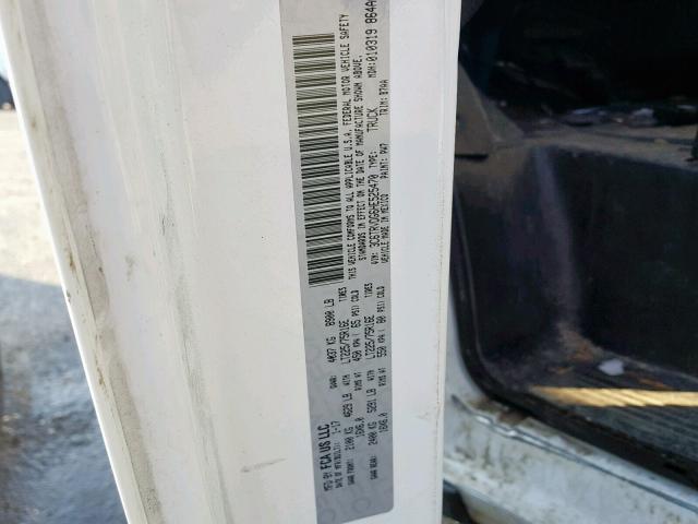 3C6TRVDG6HE525470 - 2017 RAM PROMASTER WHITE photo 10