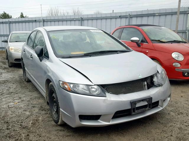 2HGFA16449H110678 - 2009 HONDA CIVIC DX-G SILVER photo 1