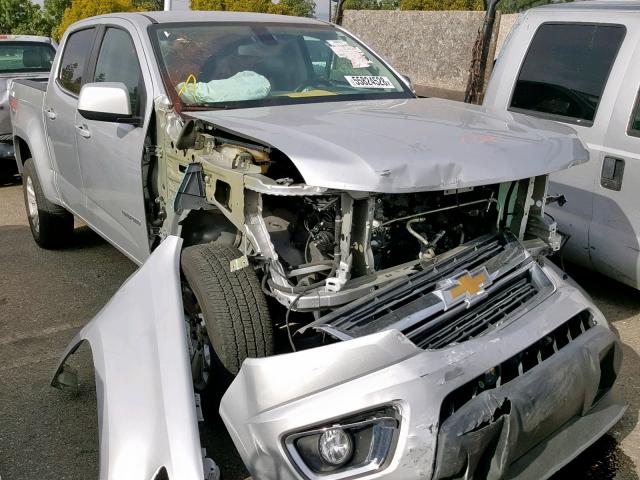 1GCGSBE39F1136525 - 2015 CHEVROLET COLORADO L SILVER photo 1