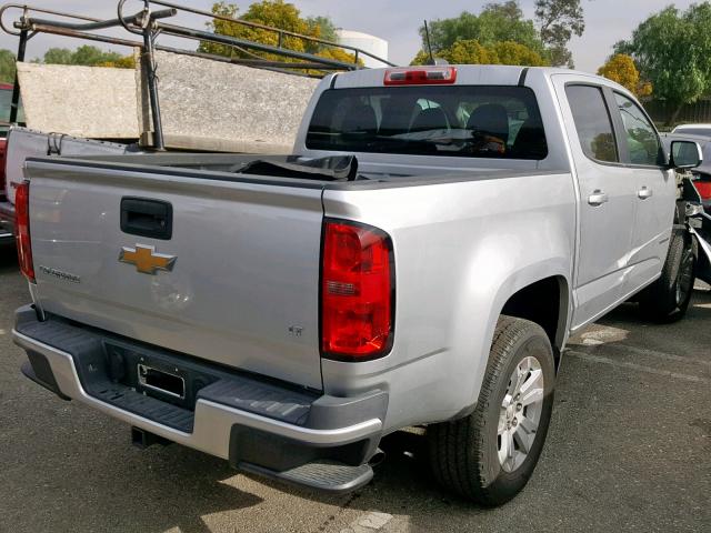 1GCGSBE39F1136525 - 2015 CHEVROLET COLORADO L SILVER photo 4
