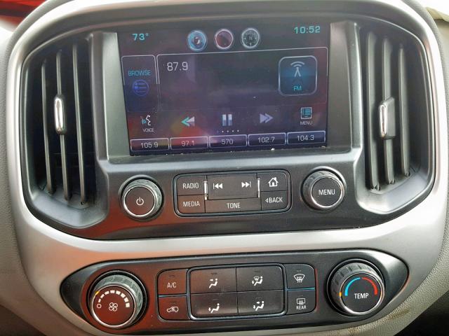 1GCGSBE39F1136525 - 2015 CHEVROLET COLORADO L SILVER photo 9