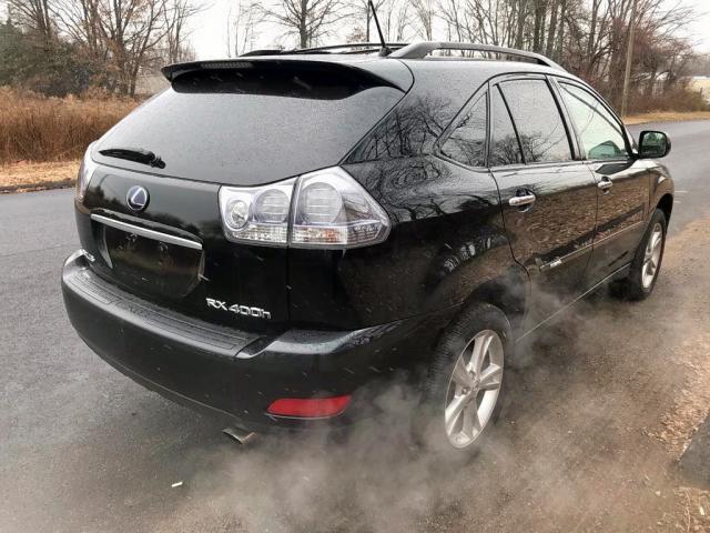 JTJHW31U482071199 - 2008 LEXUS RX 400H BLACK photo 4