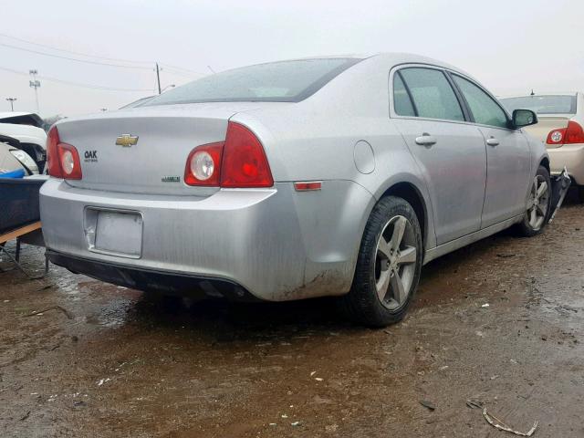 1G1ZC5EU1BF180203 - 2011 CHEVROLET MALIBU 1LT SILVER photo 4