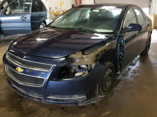 1G1ZC5EU2BF349046 - 2011 CHEVROLET MALIBU 1LT BLUE photo 2