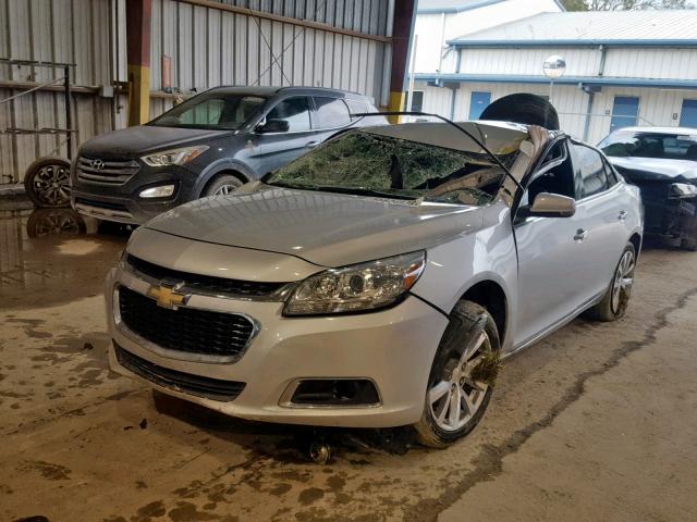 1G11F5SL0FU124223 - 2015 CHEVROLET MALIBU LTZ SILVER photo 2