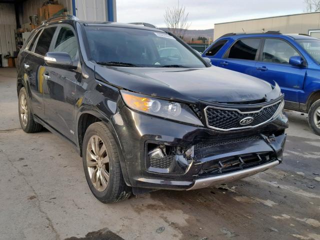 5XYKWDA24BG112182 - 2011 KIA SORENTO SX BLACK photo 1