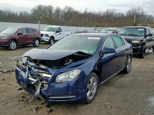 1G1ZC5EB2A4137689 - 2010 CHEVROLET MALIBU 1LT 蓝色 照片 2