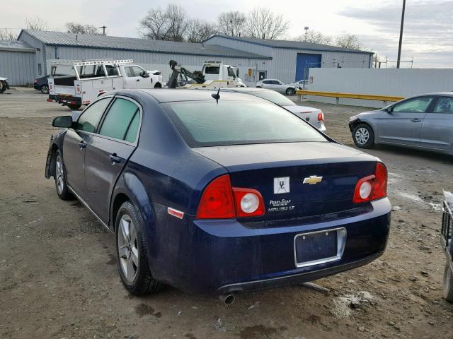 1G1ZC5EB2A4137689 - 2010 CHEVROLET MALIBU 1LT 蓝色 照片 3