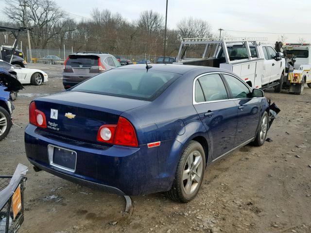 1G1ZC5EB2A4137689 - 2010 CHEVROLET MALIBU 1LT 蓝色 照片 4
